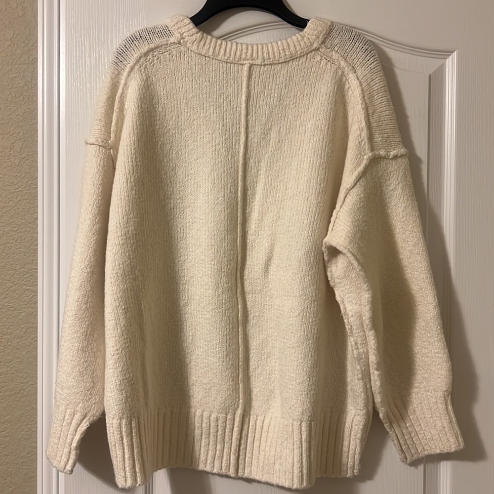 Cream xs free people sweater - Picture 3 of 3